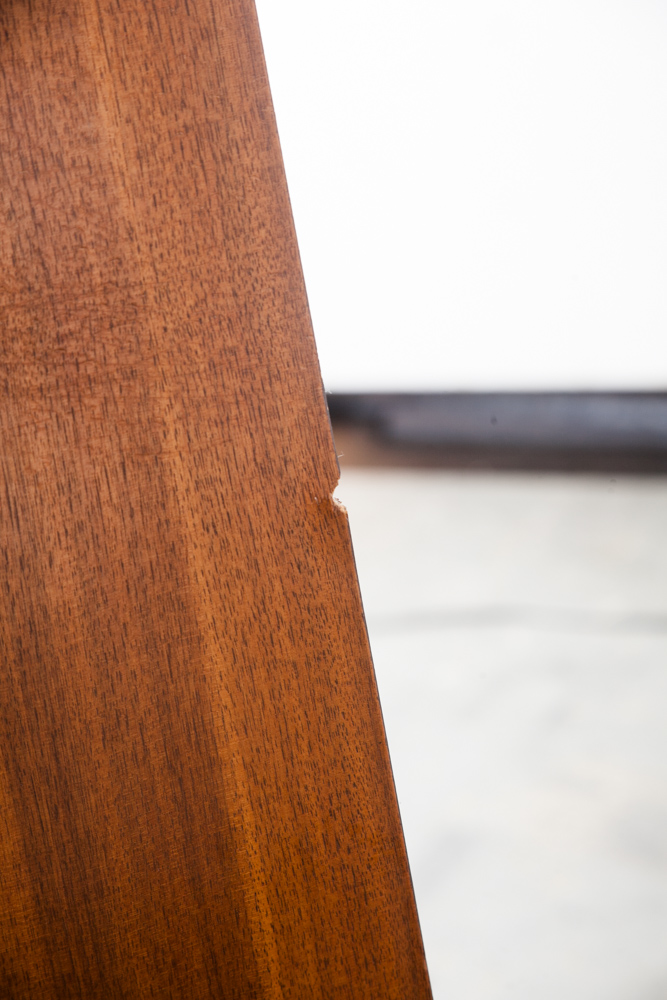 Mid Century Modern Highboy Dresser Walnut LA Period furniture 5 Drawer Chest Mcm Vintage Minimalist Design - Image 12