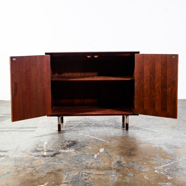 Mid Century Danish Modern Credenza Media Cabinet Arne Vodder Sibast Teak Hutch - Image 7