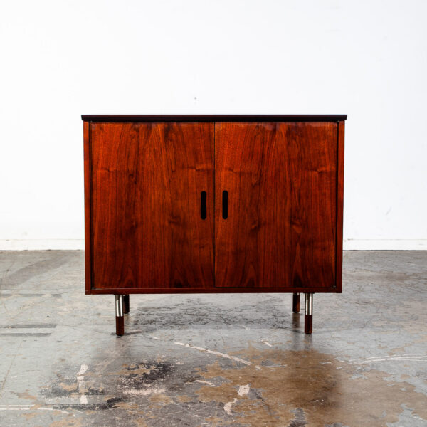 Mid Century Danish Modern Credenza Media Cabinet Arne Vodder Sibast Teak Hutch - Image 2