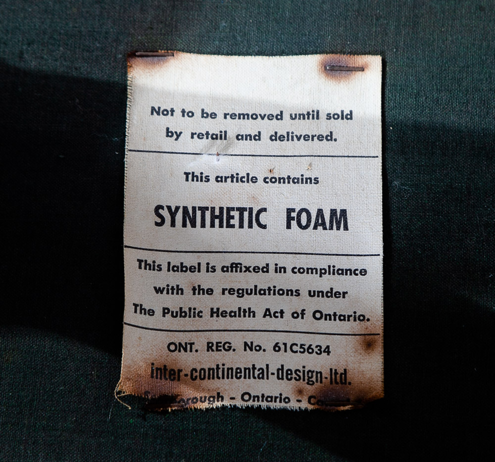 Mid Century Danish Modern Dining Chairs Set 4 Teak Black High Back Vintage Mcm - Image 9