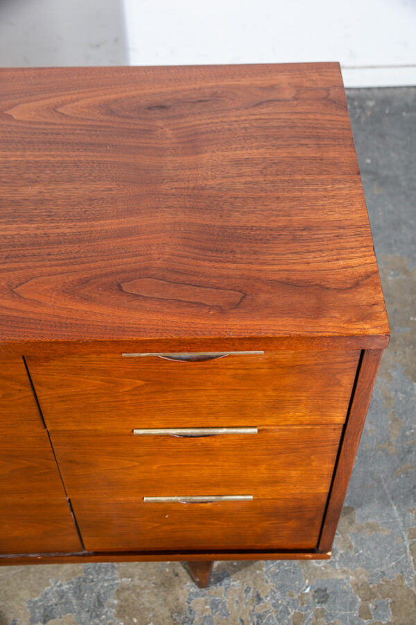 Mid Century Modern Dresser Credenza Kent Coffey Tableau 9 Drawer Vintage Danish - Image 11