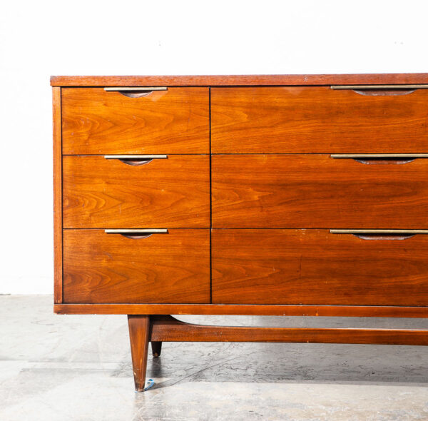 Mid Century Modern Dresser Credenza Kent Coffey Tableau 9 Drawer Vintage Danish - Image 10