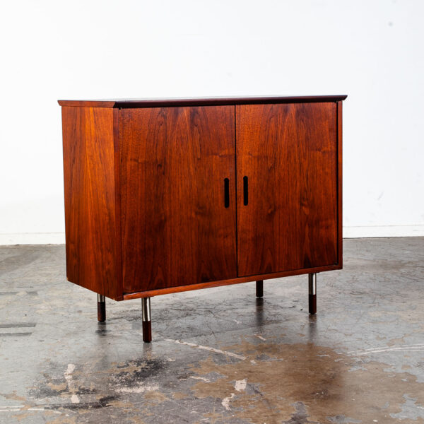 Mid Century Danish Modern Credenza Media Cabinet Arne Vodder Sibast Teak Hutch