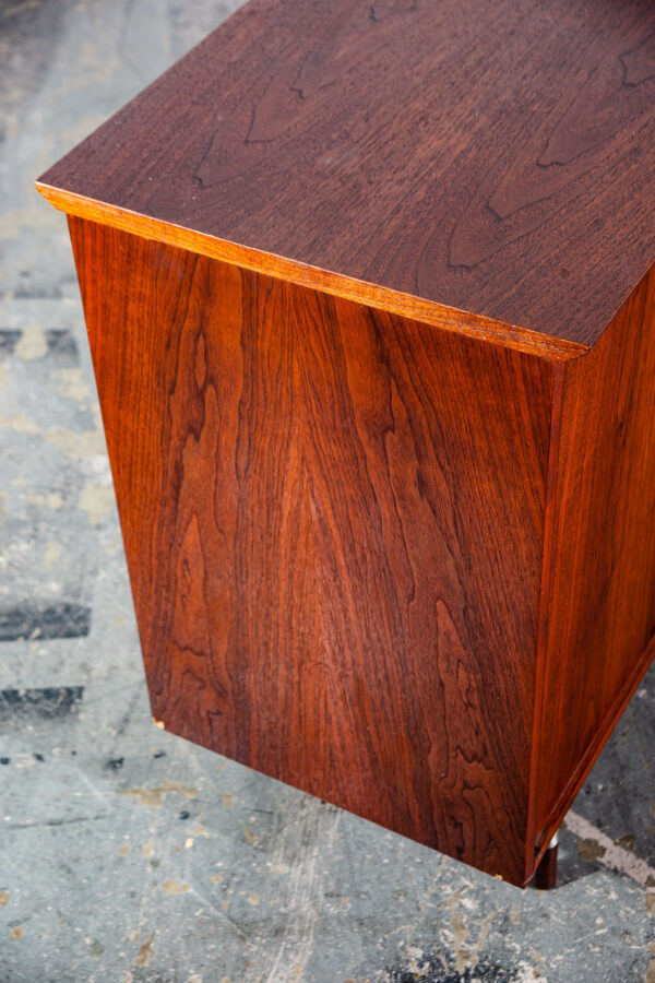 Mid Century Danish Modern Credenza Media Cabinet Arne Vodder Sibast Teak Hutch - Image 12
