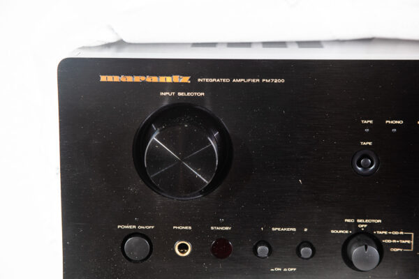 Vintage Marantz PM7200 Integrated Power Amplifier NIB Black 2 Channel 95W 8 Ohms - Image 6