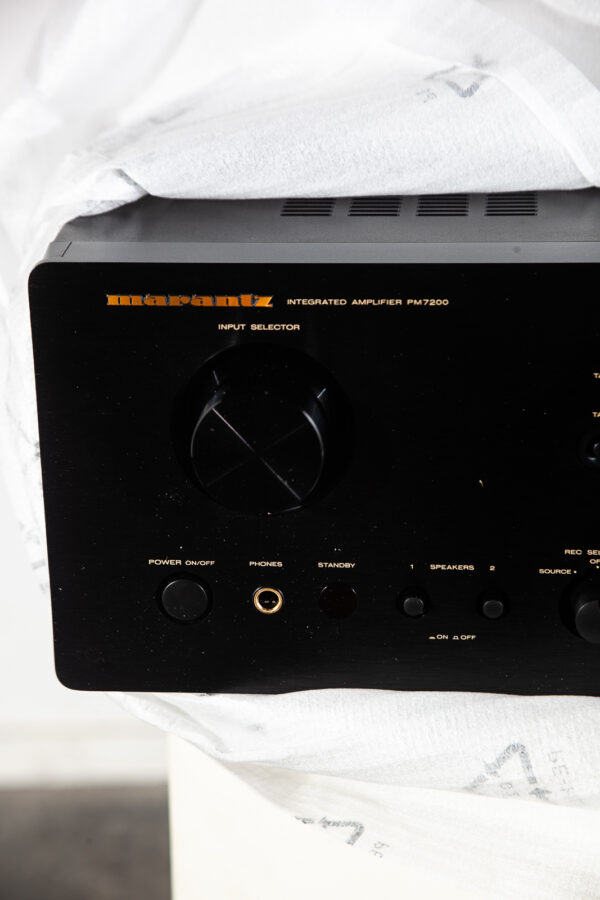 Vintage Marantz PM7200 Integrated Power Amplifier NIB Black 2 Channel 95W 8 Ohms - Image 4