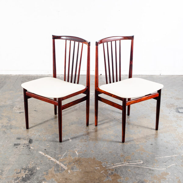 Mid Century Danish Modern Dining Chairs 6 Henning Sørensen Brazilian Rosewood - Image 10