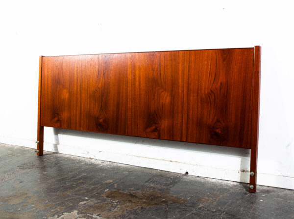 Mid Century Danish Modern Teak Queen Size Headboard MidMod Vintage MCM VTG - Image 4