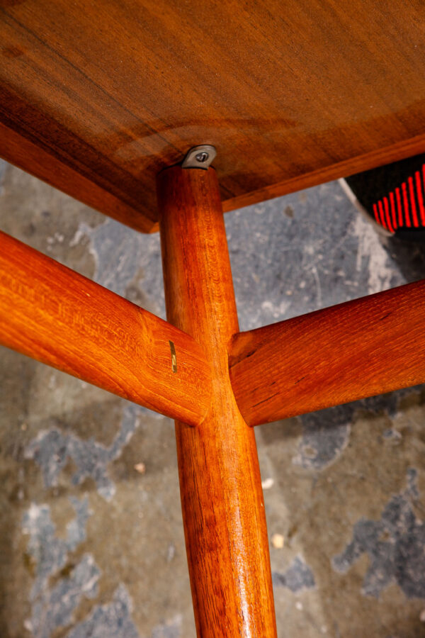 Mid Century Danish Modern Side Table End Square Grete Jalk Glostrup Teak Vintage Cube - Image 11