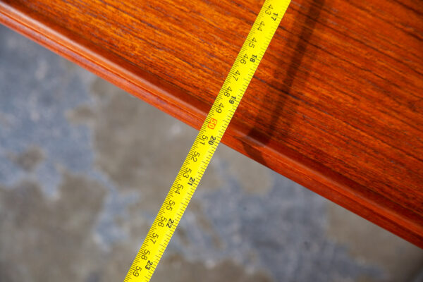 Mid Century Danish Modern Coffee Table Moreddi Kristensen Thomassen Teak Cane NM - Image 10
