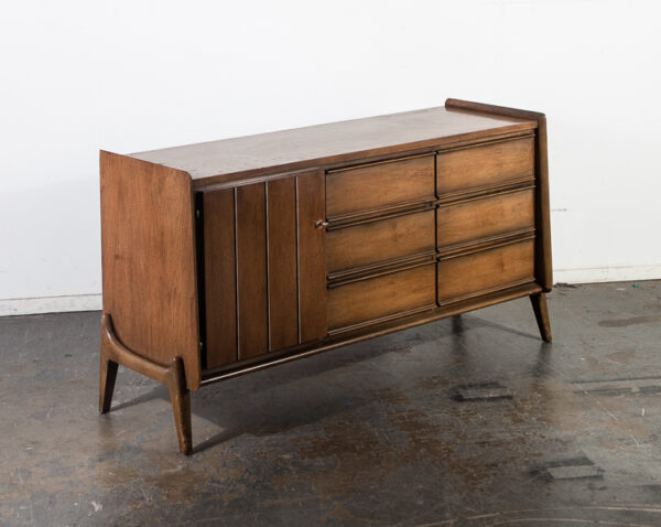 Mid century Modern Dresser Credenza United furniture 9 drawer Vintage Danish Mcm