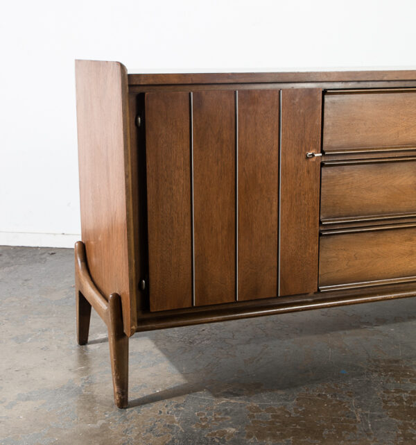 Mid century Modern Dresser Credenza United furniture 9 drawer Vintage Danish Mcm - Image 8