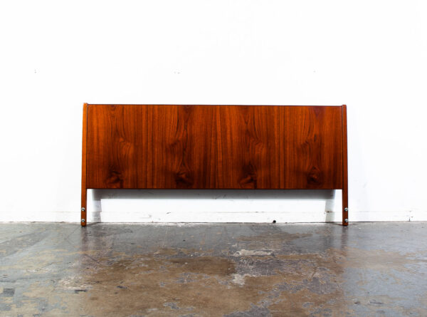 Mid Century Danish Modern Teak Queen Size Headboard MidMod Vintage MCM VTG - Image 3