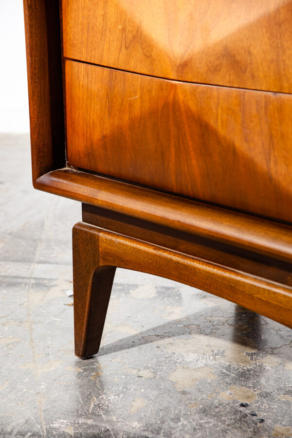 Mid Century Modern Nighstands End Side Tables Diamond United Furniture Company Pair Mcm Vintage - Image 8