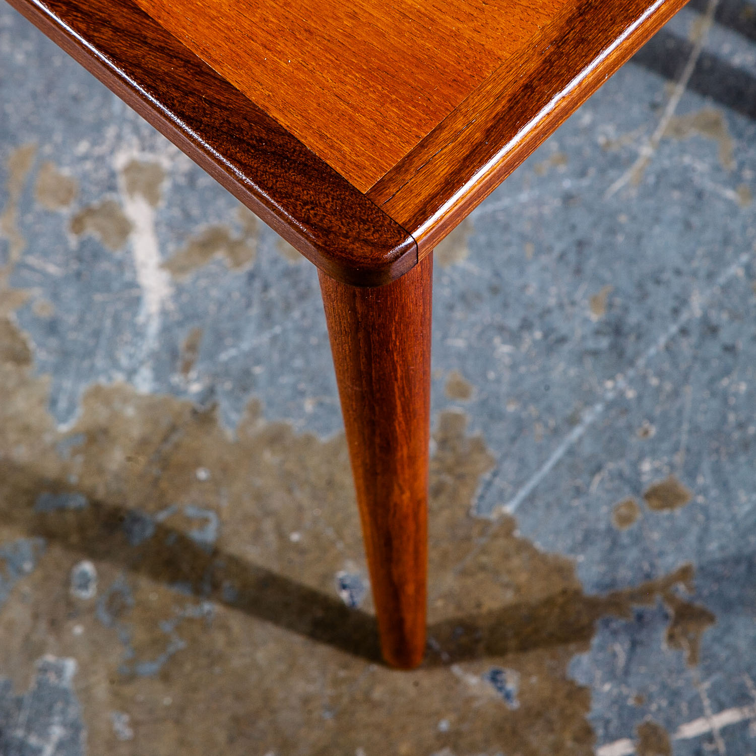 Mid Century Danish Modern Nesting Tables Set 3 Teak Wood Vintage Side End Coffee - Image 12