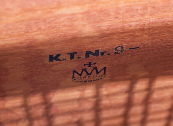 Mid Century Danish Modern Coffee Table Moreddi Kristensen Thomassen Teak Cane NM - Image 8