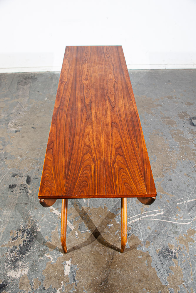 Mid Century Modern Dining Table Drop Leaf Glenn Of California Greta Grossman Mcm - Image 10
