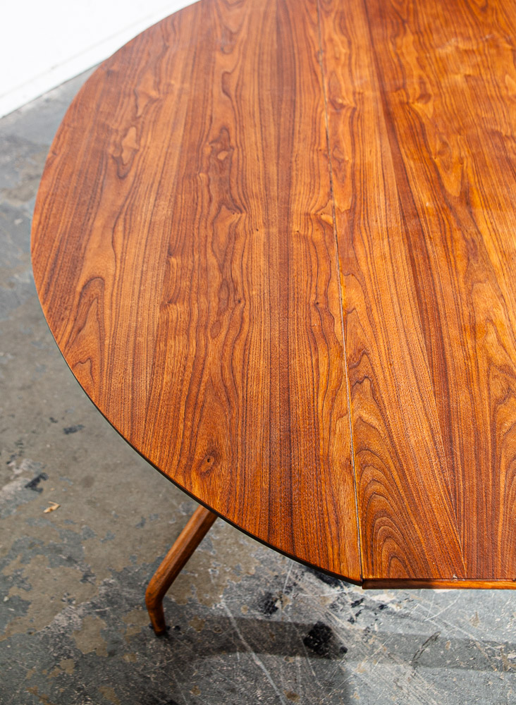 Mid Century Modern Dining Table Drop Leaf Glenn Of California Greta Grossman Mcm - Image 7