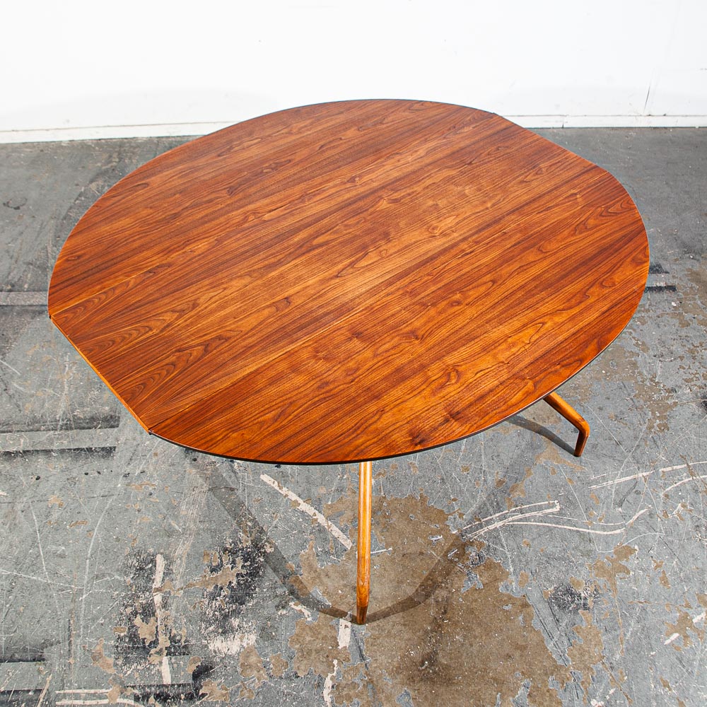 Mid Century Modern Dining Table Drop Leaf Glenn Of California Greta Grossman Mcm - Image 2