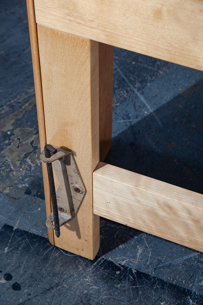 Mid Century Modern Headboard Bed Frame King Heywood Wakefield Blonde Nightstands - Image 5