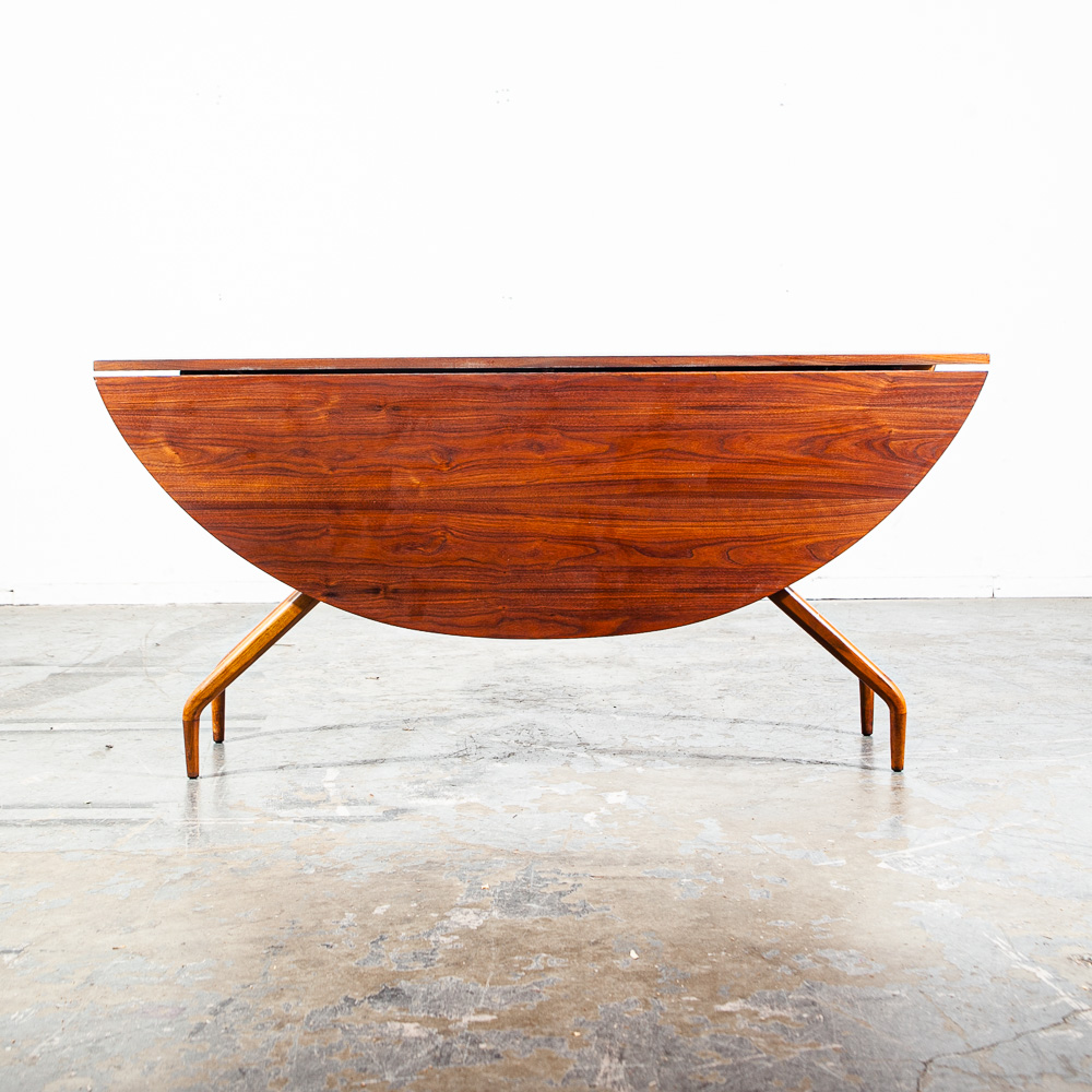 Mid Century Modern Dining Table Drop Leaf Glenn Of California Greta Grossman Mcm - Image 11