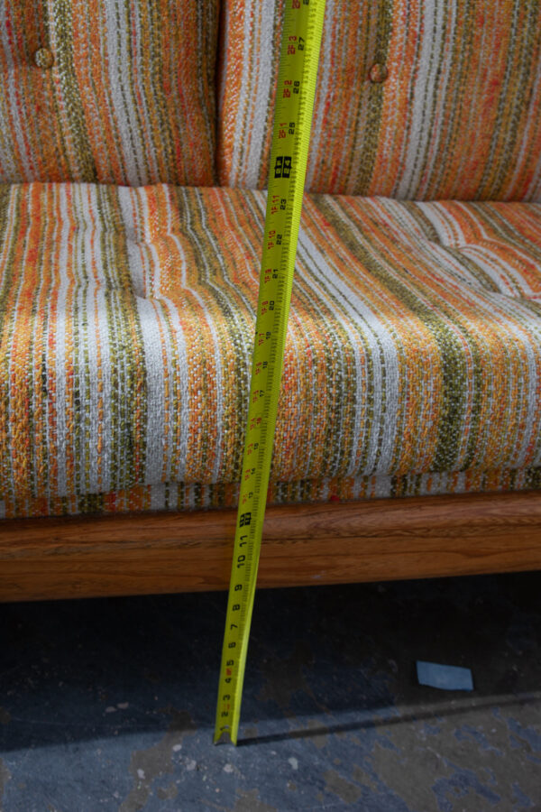 Mid Century Modern Gondola Sofa Couch Kroehler American Leisure Adrian Pearsall Large Vintage - Image 12