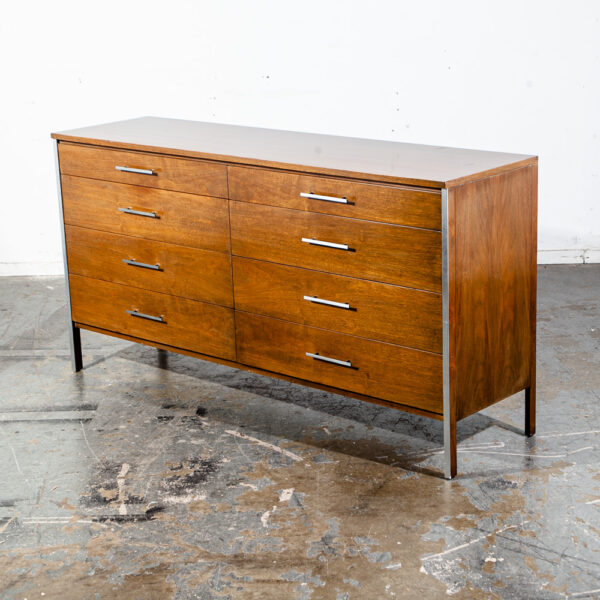 Mid Century Modern Dresser Credenza Paul Mccobb Calvin Furniture Co. Walnut 8 Drawer Vintage