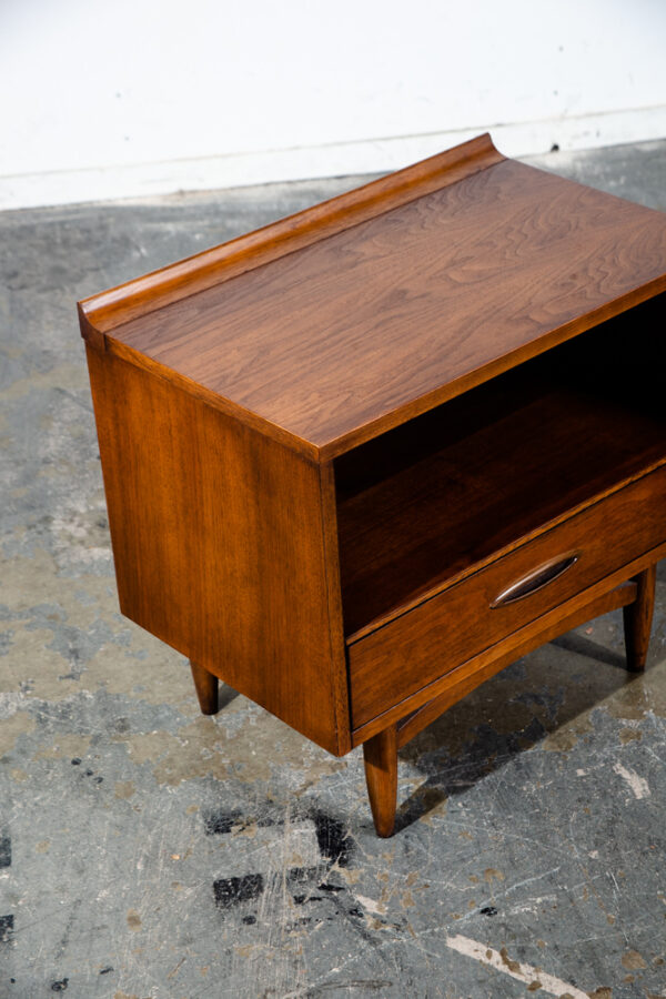 Mid Century Modern Nightstands End Side Tables Broyhill Sculptra Drawer Vintage Mcm - Image 12