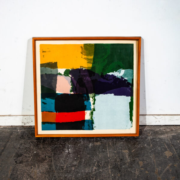 Mid Century Modern Serigraph Art Print Abstract Expressionism Signed 1/14 Titled More Incredible Than Splendor - Image 2
