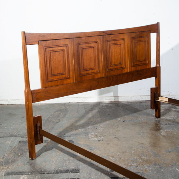 Mid Century Danish Modern Headboard Bed Frame Broyhill Sculptra Full S Vintage - Image 5