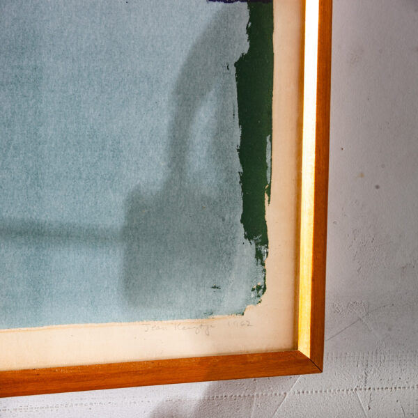 Mid Century Modern Serigraph Art Print Abstract Expressionism Signed 1/14 Titled More Incredible Than Splendor - Image 5