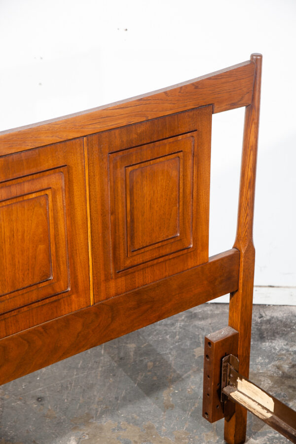 Mid Century Danish Modern Headboard Bed Frame Broyhill Sculptra Full S Vintage - Image 8