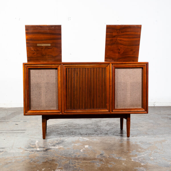 Mid Century Modern Stereo Console Drexel Declaration Radio Record Player Service