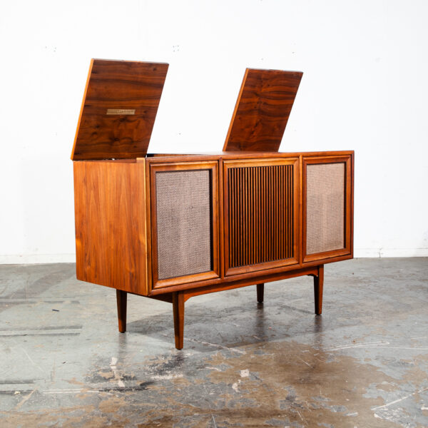 Mid Century Modern Stereo Console Drexel Declaration Radio Record Player Service - Image 2