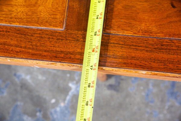 Mid Century Modern Coffee Table Surfboard Walnut Lane Long Large Vintage 72" in - Image 9