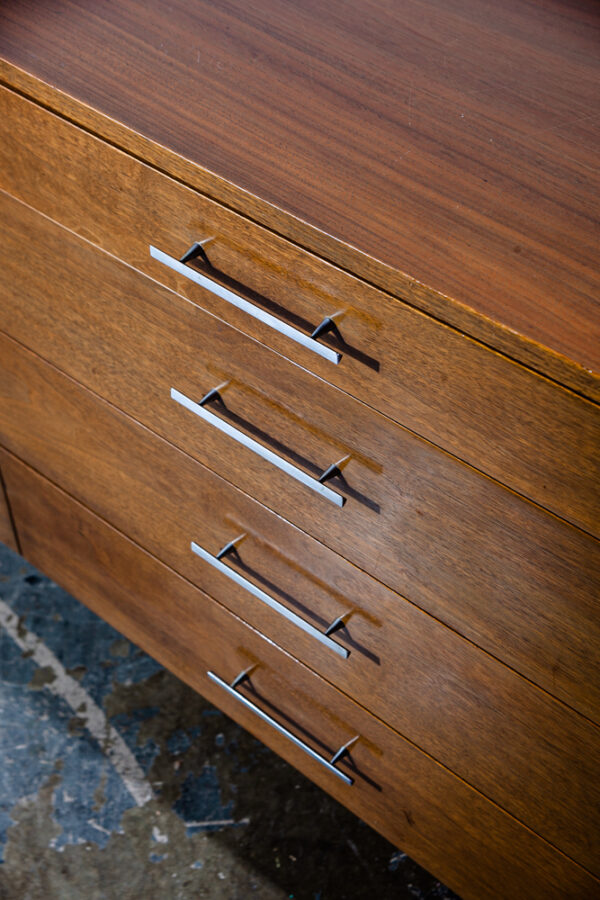 Mid Century Modern Dresser Credenza Paul Mccobb Calvin Furniture Co. Walnut 8 Drawer Vintage - Image 5