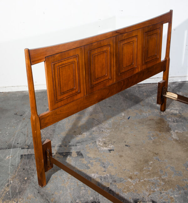 Mid Century Danish Modern Headboard Bed Frame Broyhill Sculptra Full S Vintage - Image 6