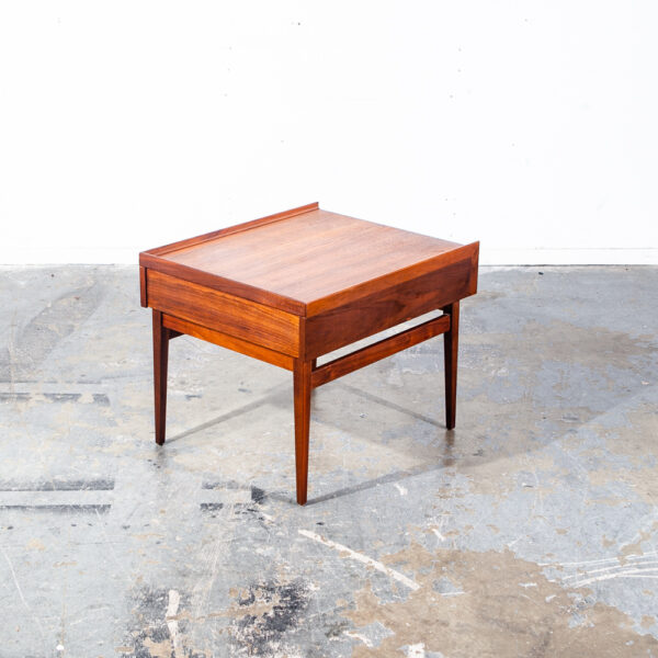 Mid Century Modern Nightstand End Side Table Drawer Dillingham Esprit Danish Mcm - Image 5