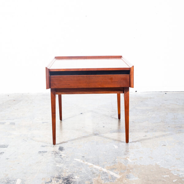 Mid Century Modern Nightstand End Side Table Drawer Dillingham Esprit Danish Mcm - Image 3