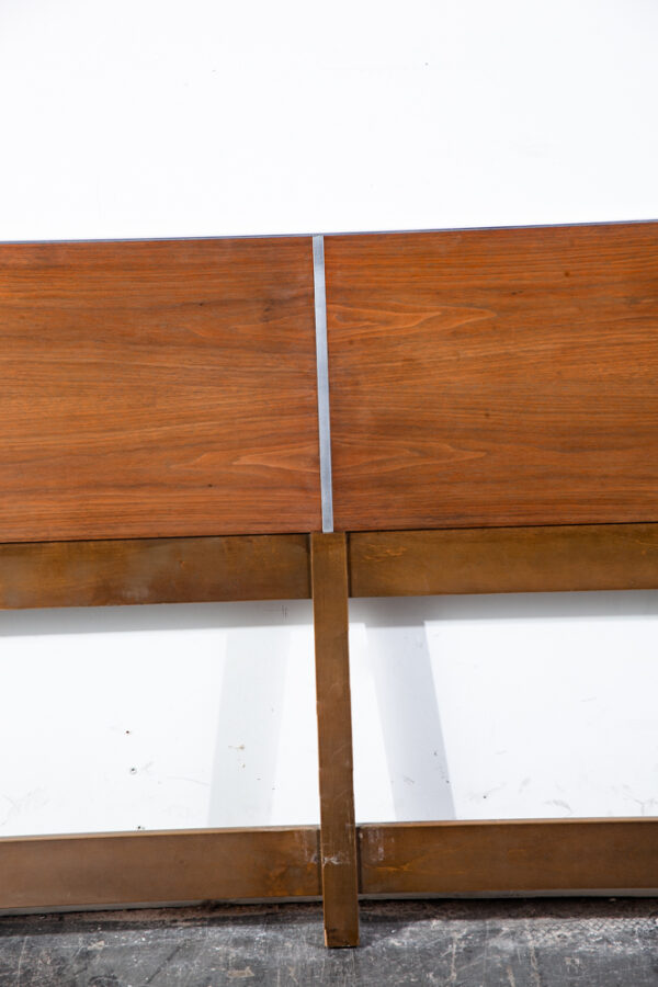 Mid Century Modern Headboard Bed Frame King Size Walnut Paul McCobb Calvin Furniture Co. - Image 4