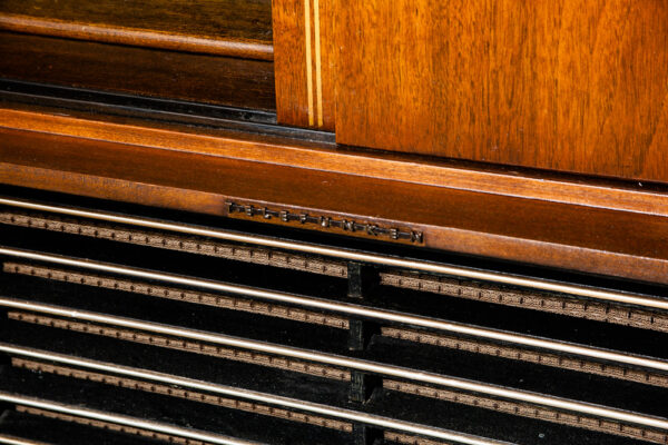 Mid Century Modern Stereo Console Telefunken Royal Opus Record Player Radio Mcm Grundig Zenith Serviced Working Walnut - Image 9