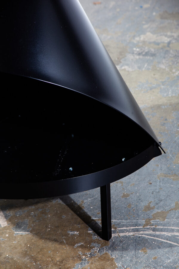 Mid Century Modern Fireplace Preway Malm Black Indoor Outdoor Restored Vintage Fire Pit - Image 10