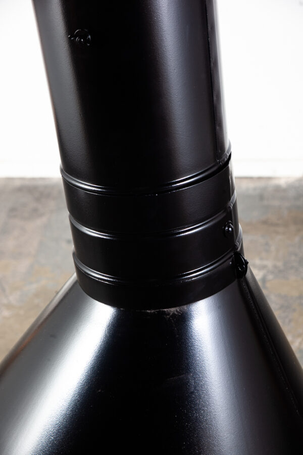 Mid Century Modern Fireplace Preway Malm Black Indoor Outdoor Restored Vintage Fire Pit - Image 9