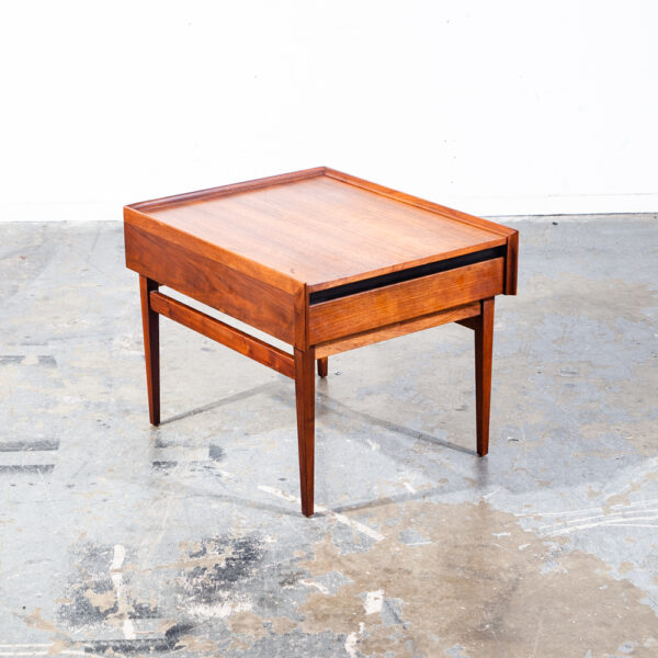 Mid Century Modern Nightstand End Side Table Drawer Dillingham Esprit Danish Mcm