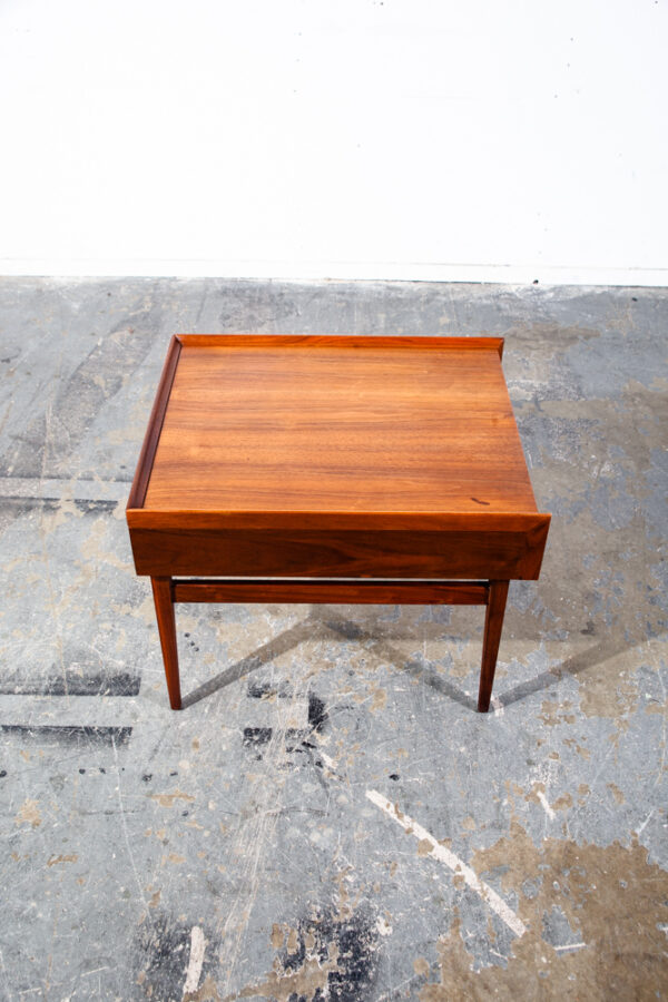 Mid Century Modern Nightstand End Side Table Drawer Dillingham Esprit Danish Mcm - Image 8