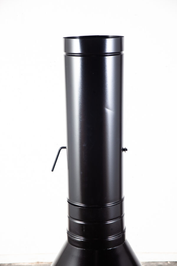 Mid Century Modern Fireplace Preway Malm Black Indoor Outdoor Restored Vintage Fire Pit - Image 11