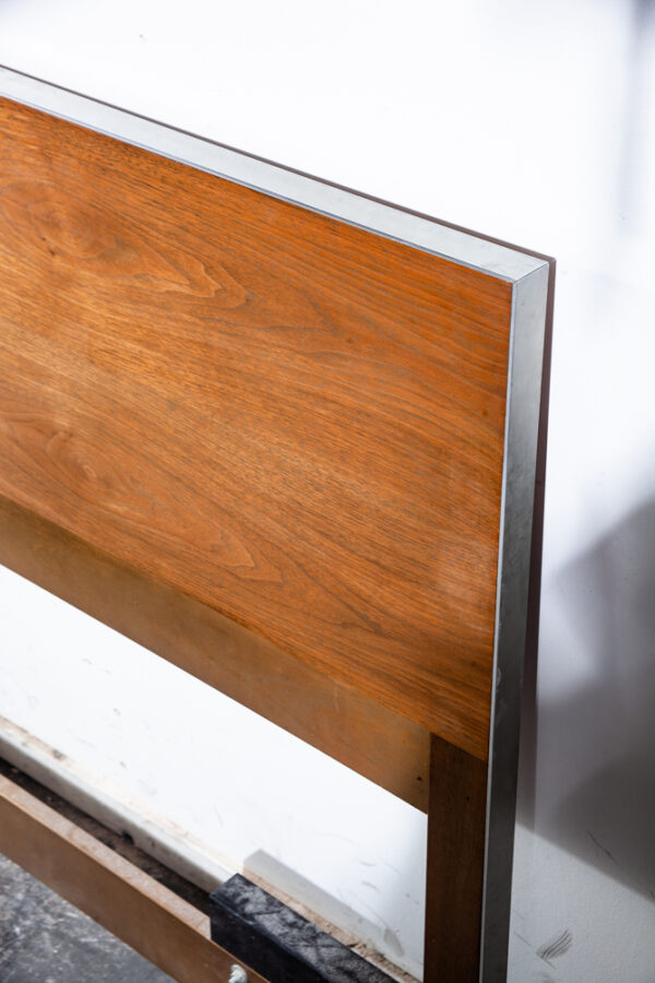 Mid Century Modern Headboard Bed Frame King Size Walnut Paul McCobb Calvin Furniture Co. - Image 5