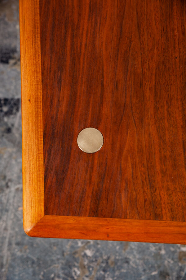 Mid Century Danish Modern Side Table End Dux Walnut Sweden Denmark Single Mcm - Image 5