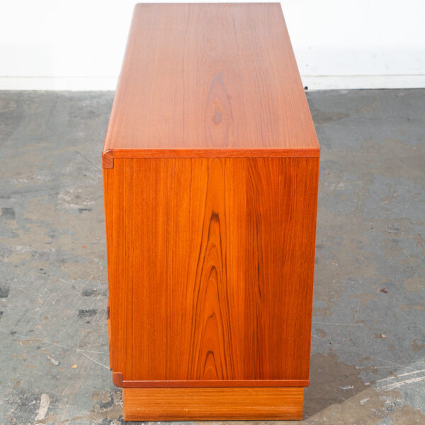 Mid Century Danish Modern Dresser Credenza Solid Teak 6 Drawer Torring Denmark - Image 11