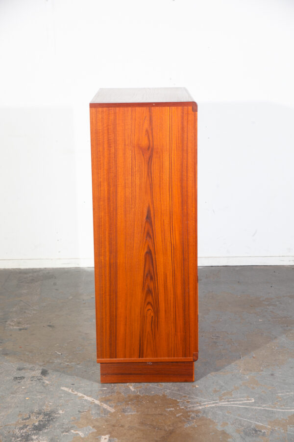 Mid Century Danish Modern Highboy Dresser Torring 6 Drawer Solid Teak Wood Vintage NM Denmark - Image 5
